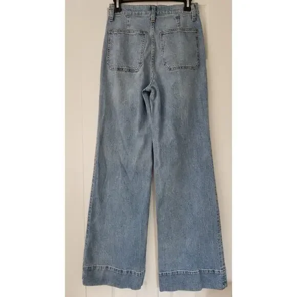 J. Crew Light Blue Flare Jeans - Picture 3 of 9